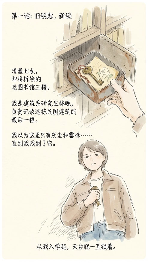 时光胶囊里的约定 第一话 老槐树下 第 1 页